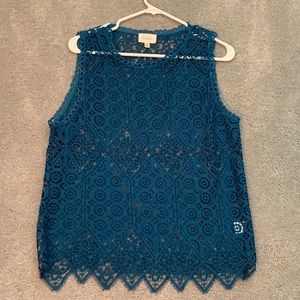 Deletta lace shell tank from Anthropologie